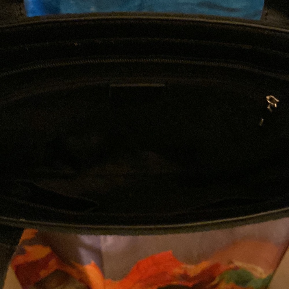 Gucci GG Canvas leather tote bag Black with beige handle - Picture 7 of 14